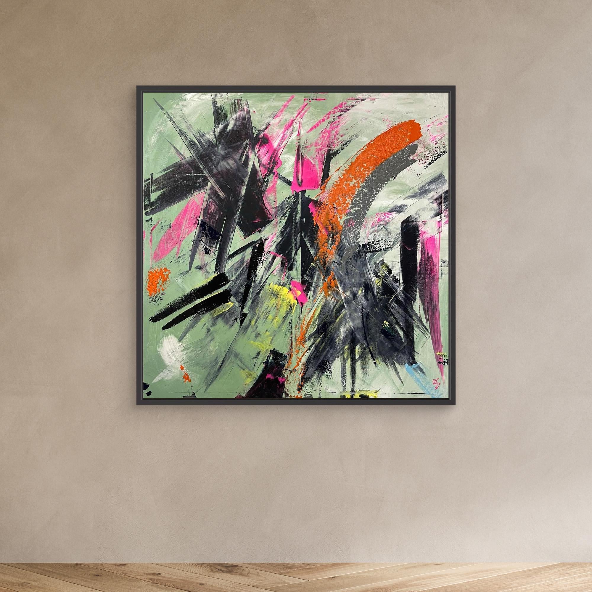 The active robot and its crow