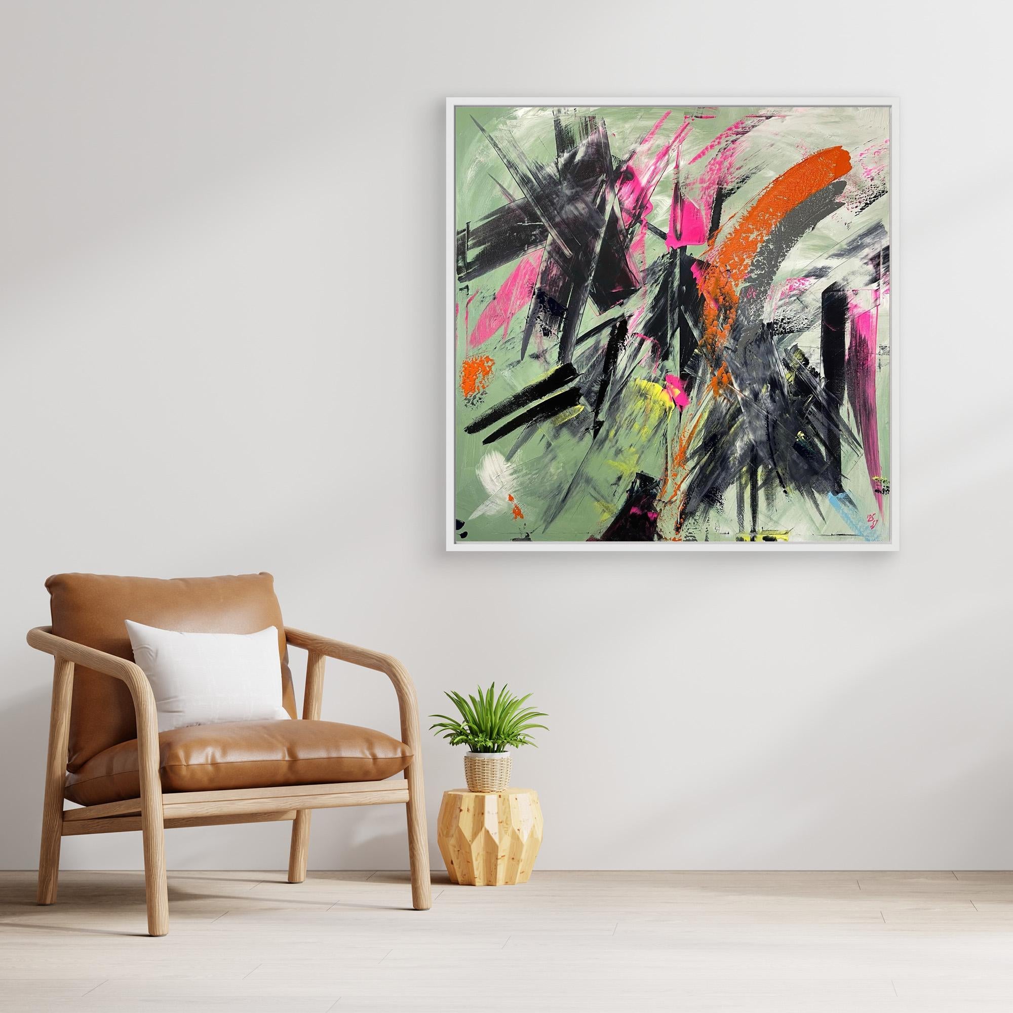 The active robot and its crow